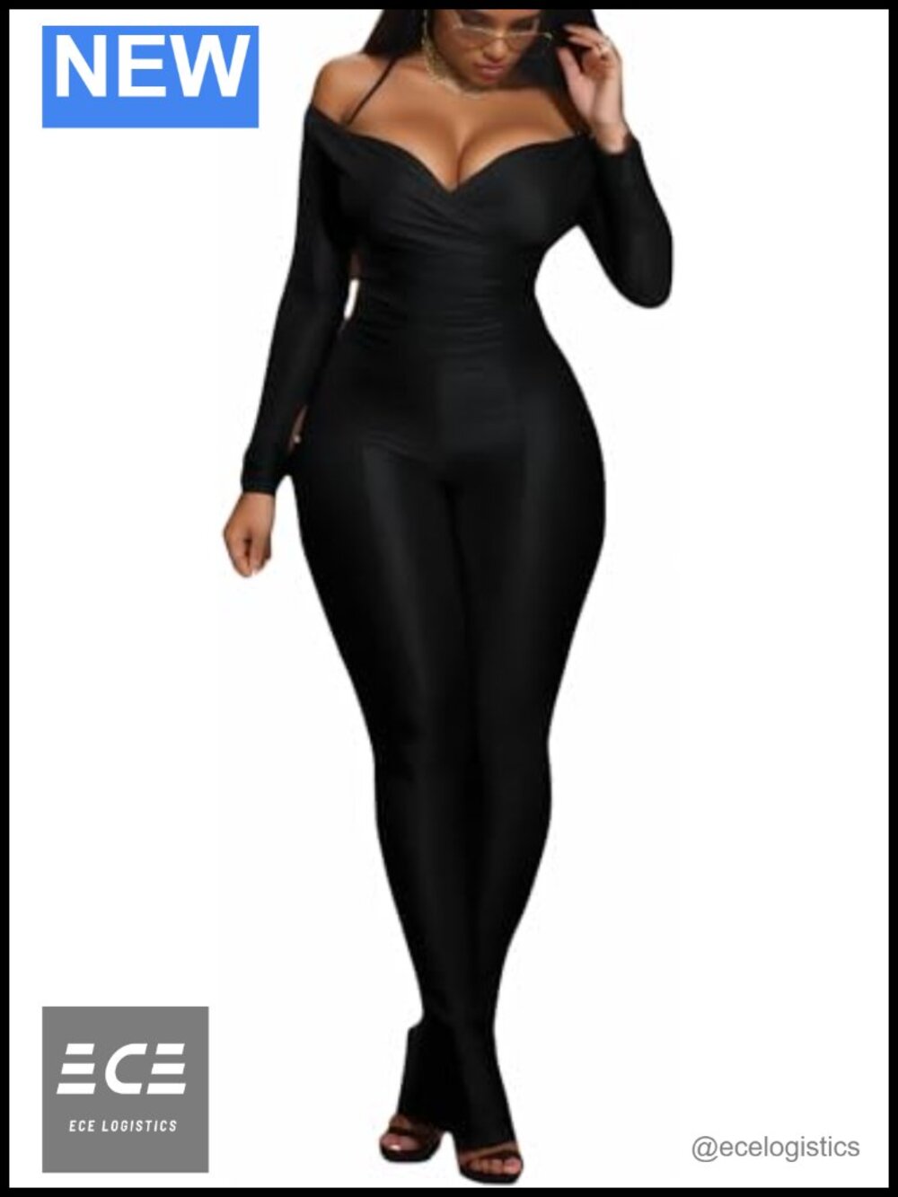 Two Piece Outfit Off Shoulder Top Flared Pants Set Sexy Night Out